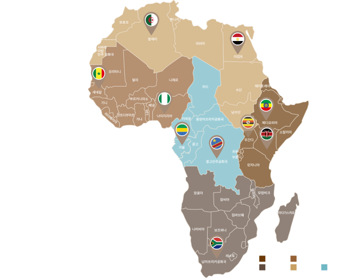 아프리카 지도