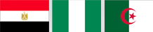 이집트 나이지리아 알제리 국기