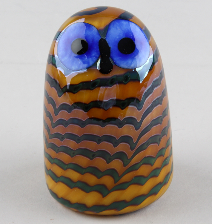 올빼미 유리 장식품 Glass ornament of owl