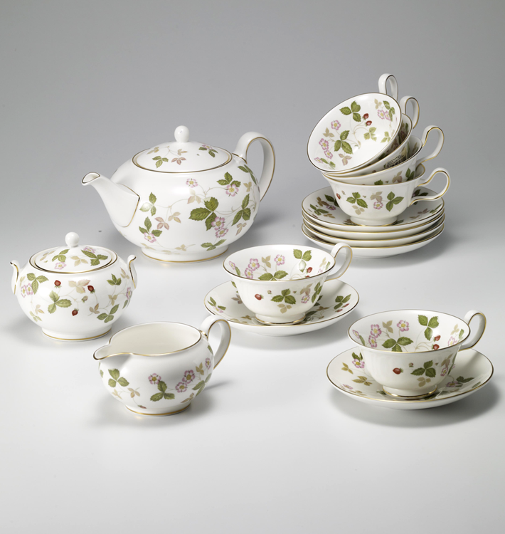 꽃문양 커피잔 세트 Coffee cup set with flower pattern
