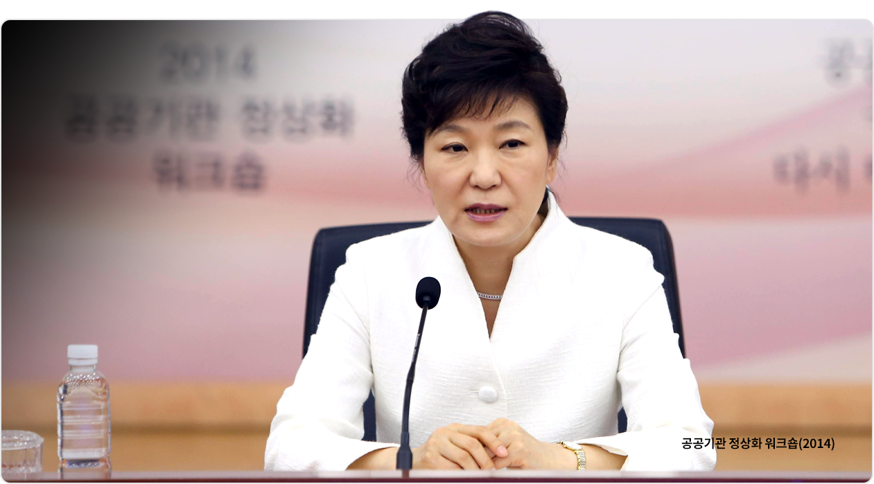 박근혜 대통령 공공기관 정상화 워크숍(2014)