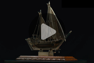 은제 배 모형 이미지