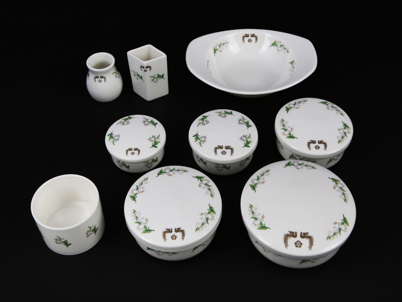 박정희 대통령 식기세트